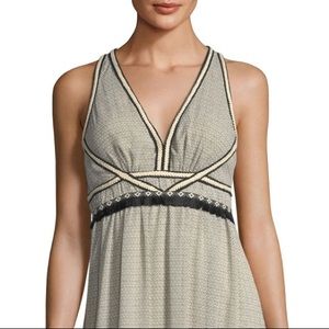 Max Studio Textured Georgette Maxi Dress
